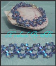 Tanzanite 2xAB Swarovski Bracelet